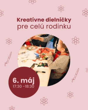 Tvorivé dielničky - rodič s dieťatkom