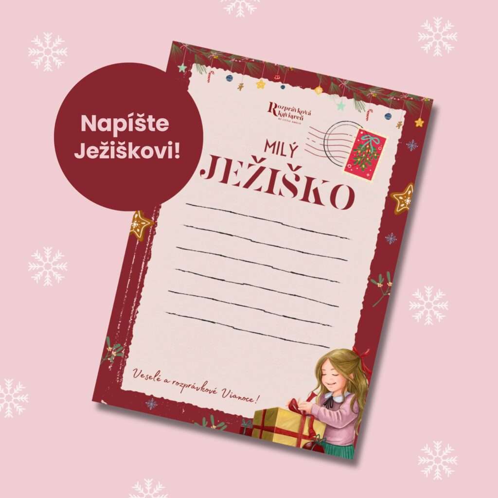 cover fotka s listom pre ježiška