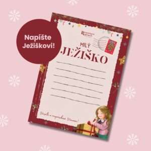 cover fotka s listom pre ježiška