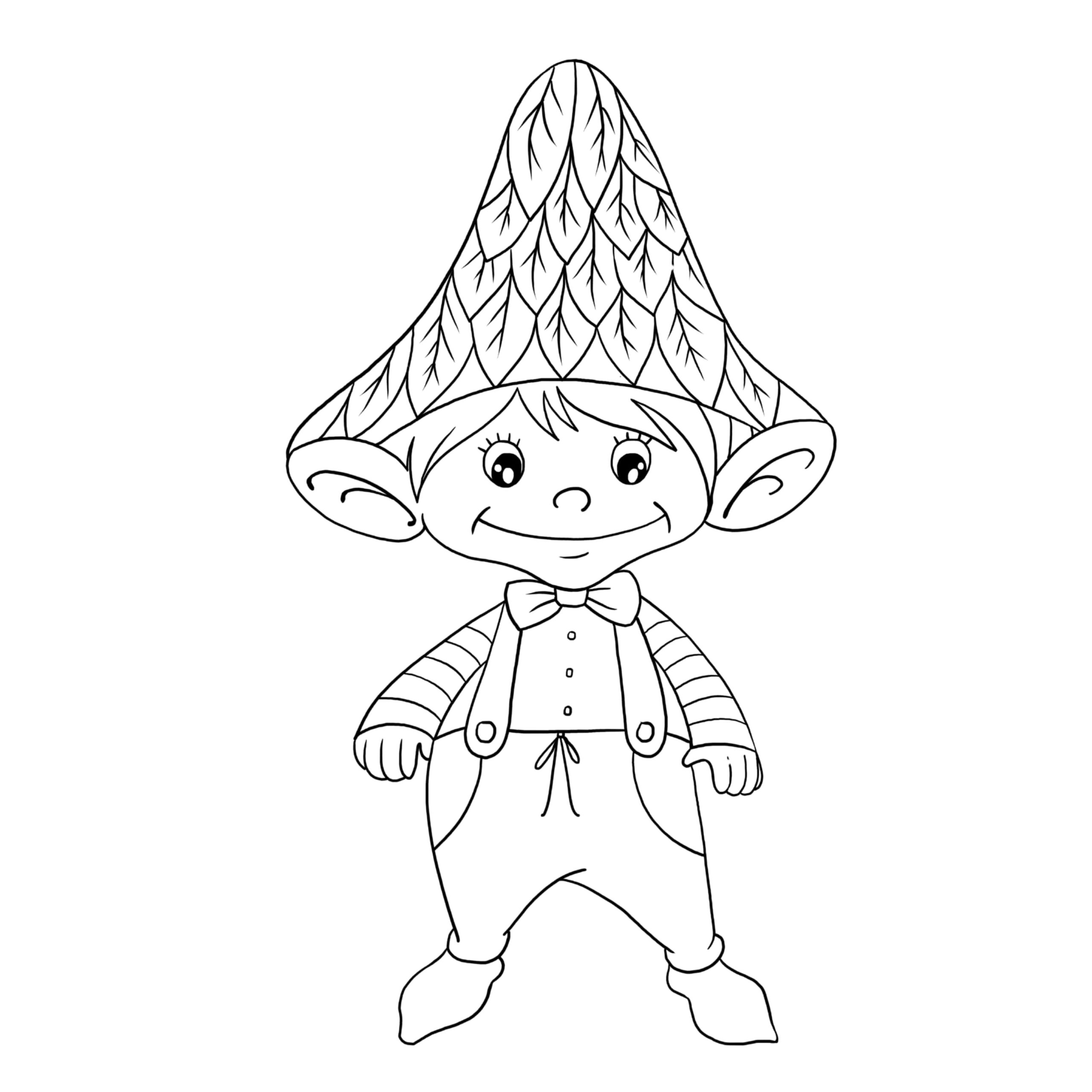 Omaľovánka trpaslíka